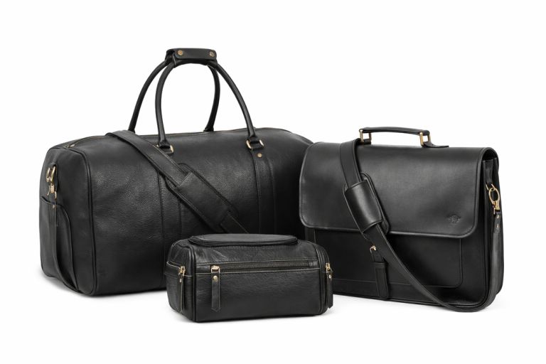 LevinsonBlackDuffelMessengerBagToiletryBagSet_1080x-1